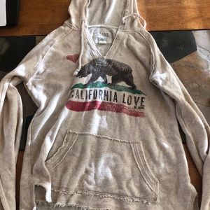 Billabong Hoodie California Love Bear L Beige Long